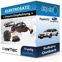 für Subaru Outback 09.2019-Jetzt Towtec E-Satz 13Polig Fahrzeugspezifisch NEU