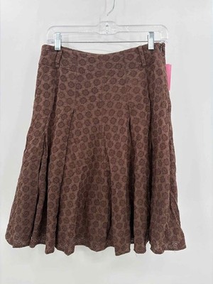 Pre-Owned Neiman Marcus Brown Size 6 A Line Skirt