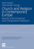 Church And Religion In Contemporary Europe Gert Pickel