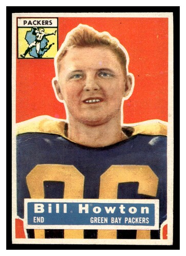 Bill Howton #19 1956 Topps card