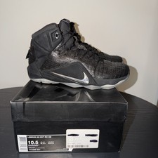 Nike LeBron XII EXT RC QS Black Chrome Basketball Sneakers – Men’s Size 11.5 Mens LEBRON XII EXT RC QS 744286 001 Black Chrome 10 Nike  main image 3