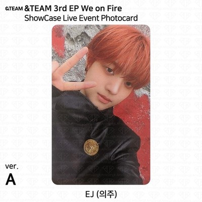 &TEAM 3rd EP Album We on Fire ShowCaseLive Event Photocard