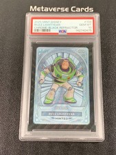 2025 Topps Mint Disney Chrome Auto Black Refractor Buzz Lightyear 04/10 PSA 10