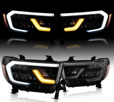 2007-2013 LED Headlights For Toyota Tundra &2008-2020 Sequoia W/Sequential