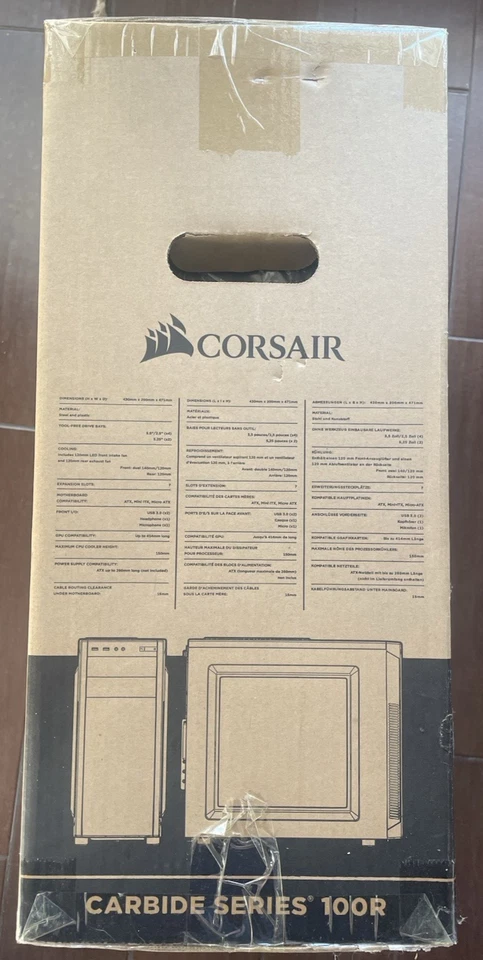 Corsair Carbide Series 100R Micro ATX Mid-Tower Computer Case - Image 2 of 4