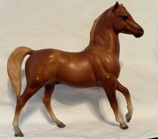 Breyer Classic Arabian Stallion Horse #3055 Sorrel Color USA Made As Is Vintage
