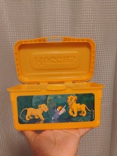 Vintage Huggies Orange Lion King Refill Baby Wipes Storage Container Empty