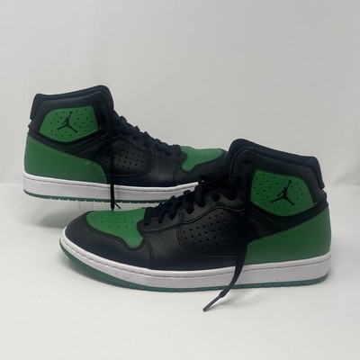 Nike Air Jordan Access High Black Green Men's Size 11.5 Shoes AR3762-013