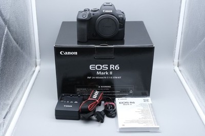 Canon EOS R6 Mark II Gehäuse spiegellose Systemkamera 11.000 Auslösungen