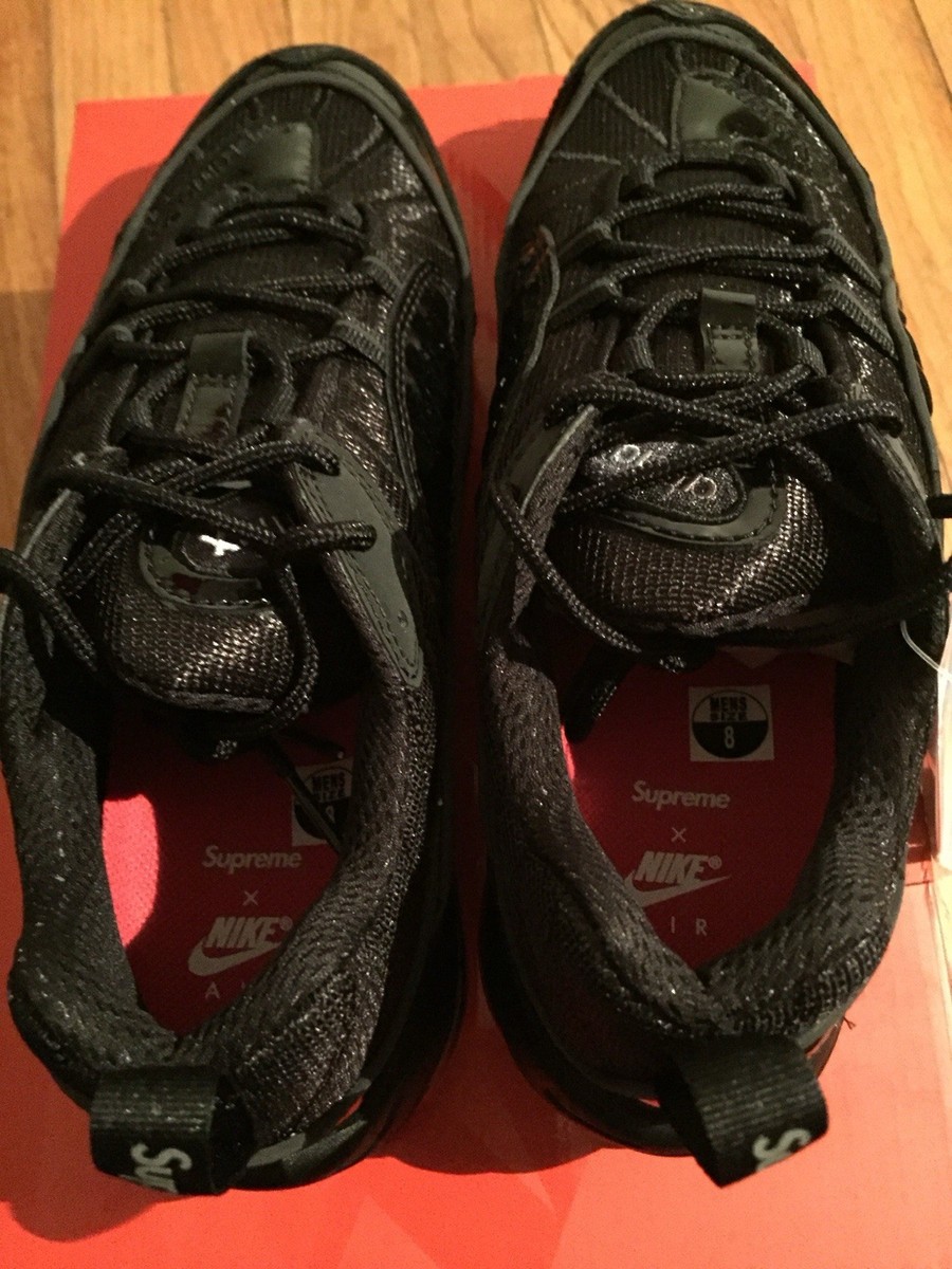 Nike Supreme x Air Max 98 Black Size 8 | eBay