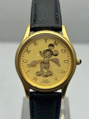 Vintage Seiko Alba Quartz Disney V701-2G80 Mickey Mouse Wristwatch