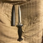 Black Panther Germany Dagger Knife #064 Solingen Steel Post War W Metal Sheath — photo 6