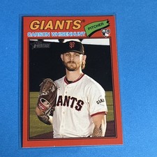 2026 Topps Heritage - Carson Whisenhunt #79 Red Border (RC)