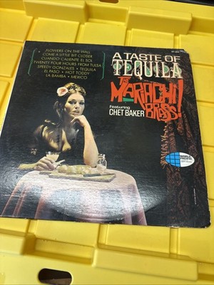 A TASTE OF TEQUILA ~ THE MARIACHI BRASS! FEATURING CHET BAKER  VINYL RECORD LP