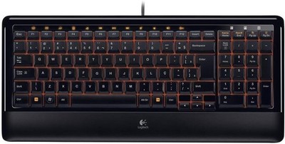 Logitech K300 Compact Schwarz Hintergrundbeleuchtung Full Size USB Media Keyboard 920-001488