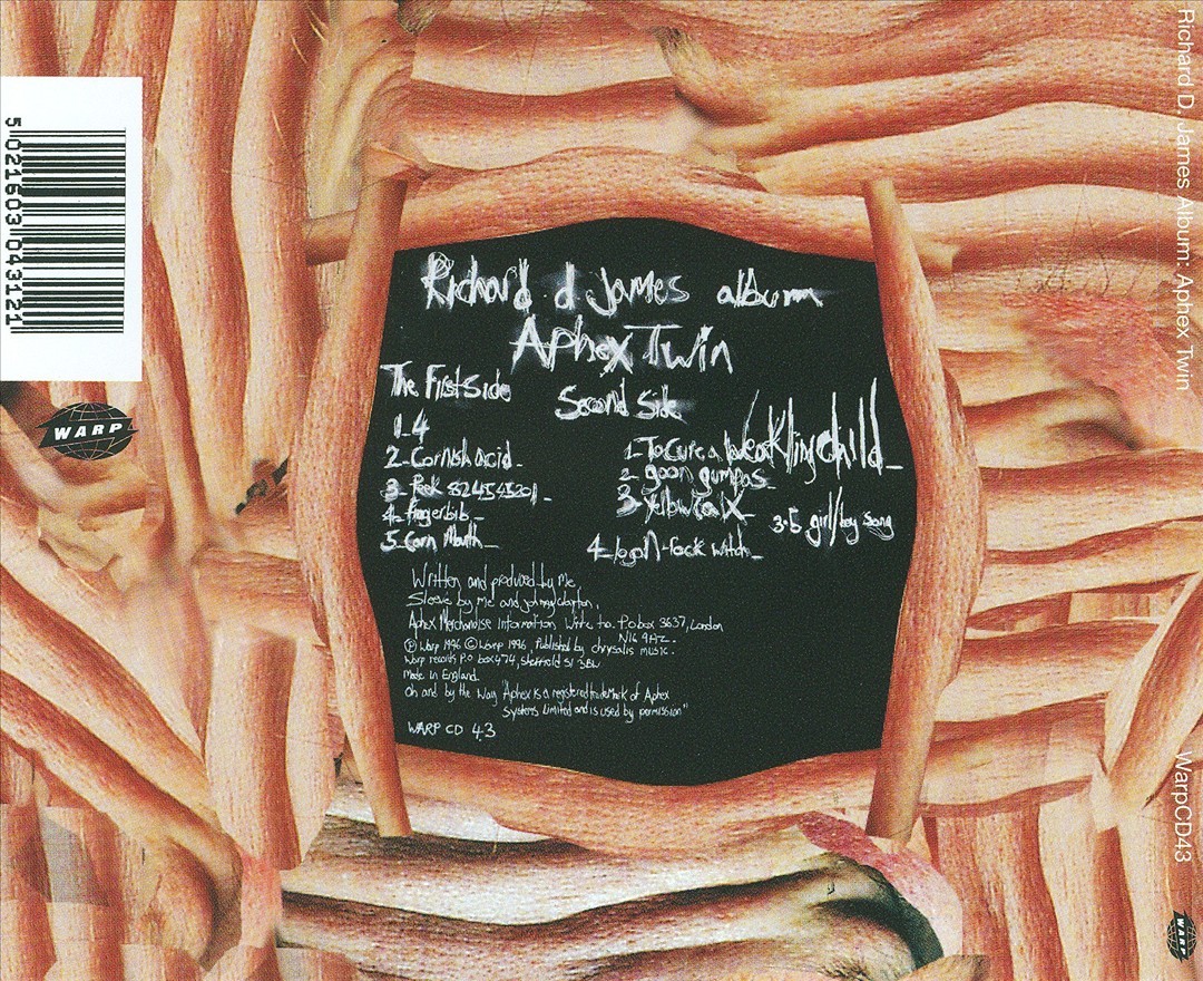 Aphex Twin Richard D. James Album レコード Aphex Twin – Richard D. James Album – CD (Album, Reissue