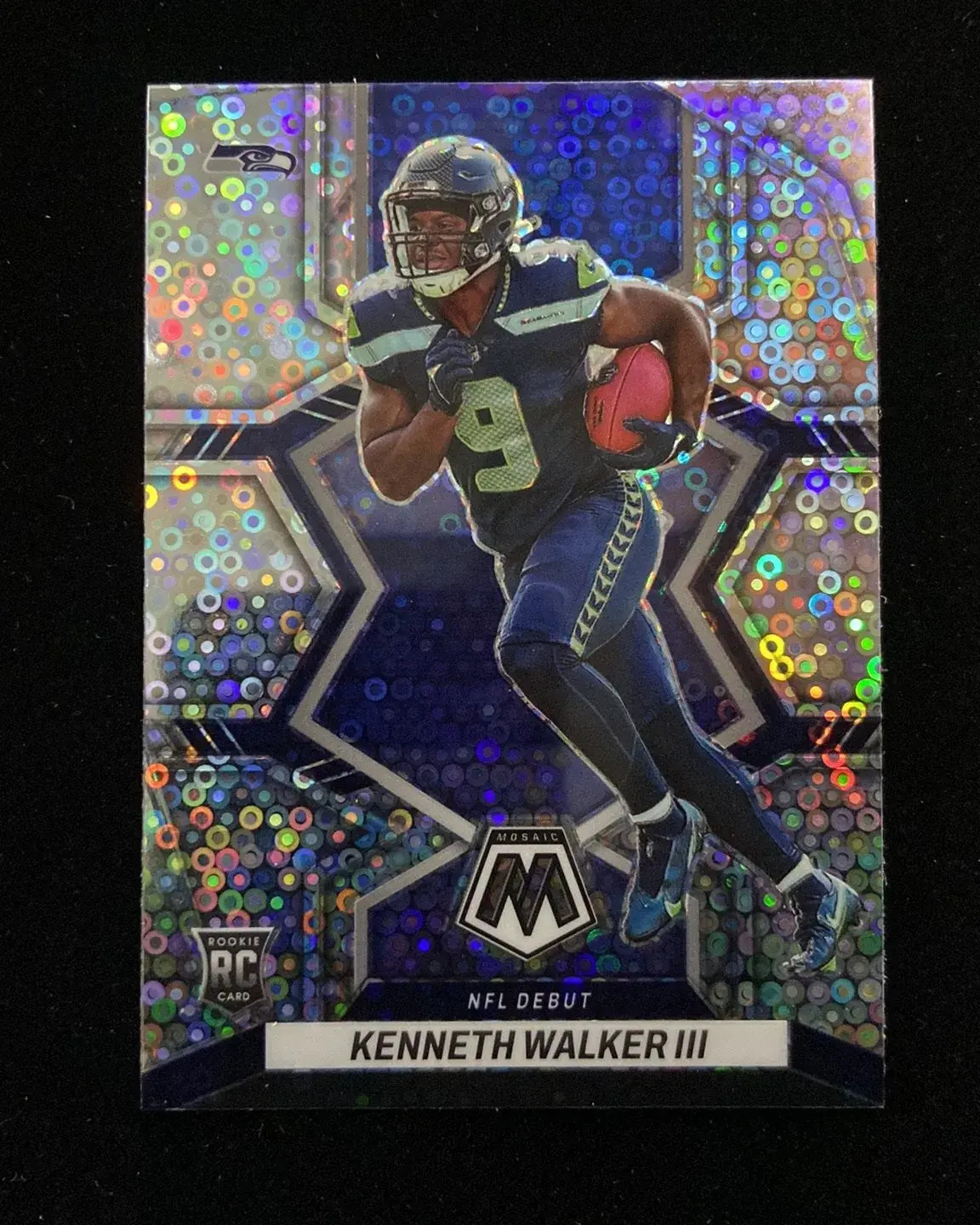 2022 Panini Mosaic NFL Debut Disco #284 Kenneth Walker III RC Rookie Seahawks JP