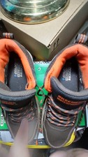 BOY'S SKETCHERS SKECH-TEC WATERPROOF CHOCOLATE/ORANGE BOOT- SIZE 3