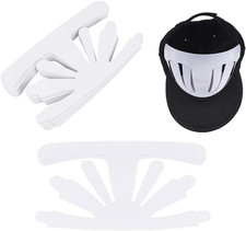 24 Pcs Baseball Caps Inserts Shapers Plastic White Hat Inner Support Baseball Bu
