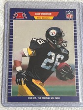 1989 Pro Set Rod Woodson rookie football card