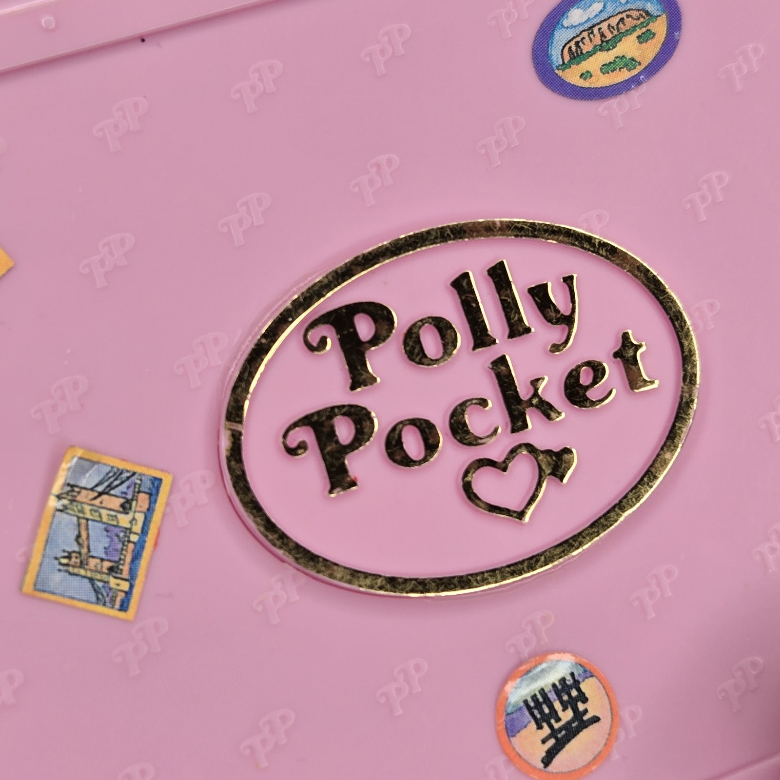 *SUITCASE COMPACT ONLY* 1996 Vtg Polly Pocket  Polly in Paris Bluebird Toys