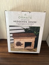 Hedgehog House & Hibernation Shelter Predator Proof Outdoor Habitat Wildlife