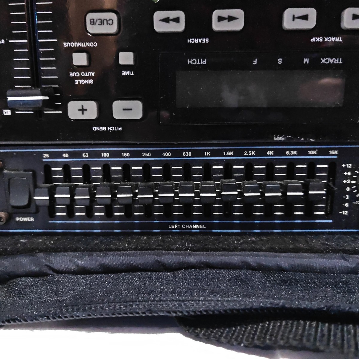 Gemini CD-110 CD Player + R-430 Graphic EQ Rack Mount w Odyssey