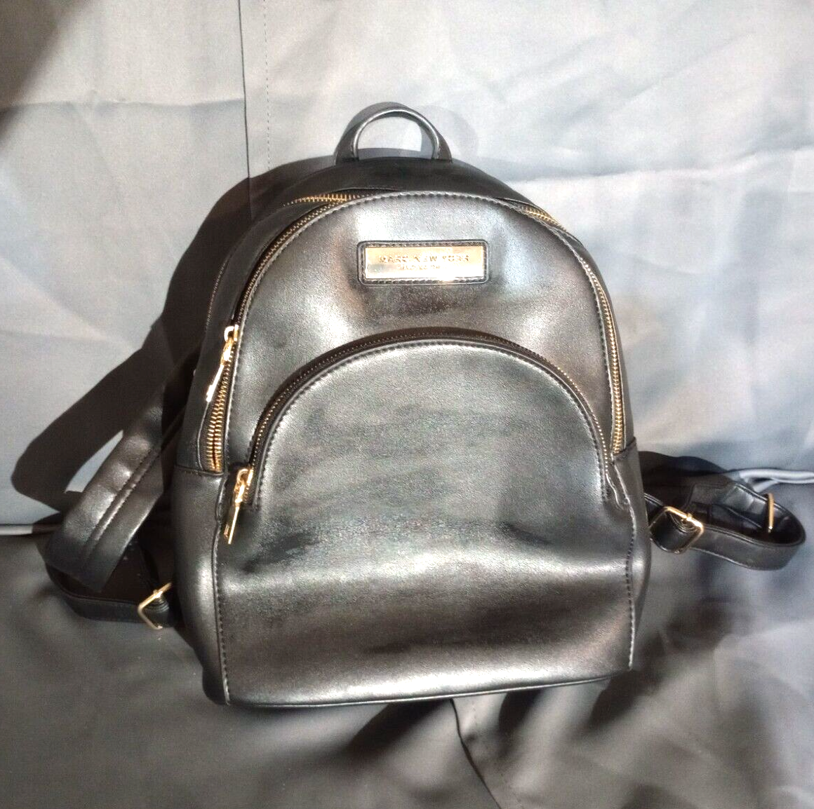 Andrew Marc Black Leather Backpack with Gold Hardware Andrew Marc | Bags | Andrew Marc Black Leather Backpack With  main image 4