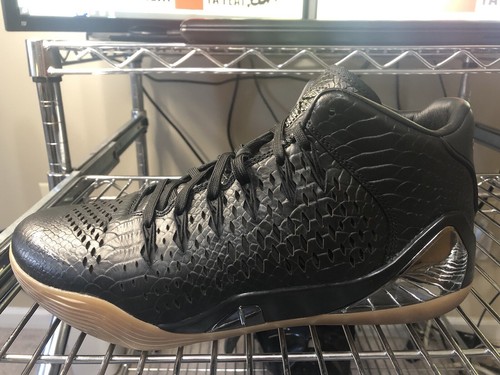 Kobe 9 Mid EXT QS "Black Mamba" Snakeskin Gum Sz 11.5 - Picture 5 of 18