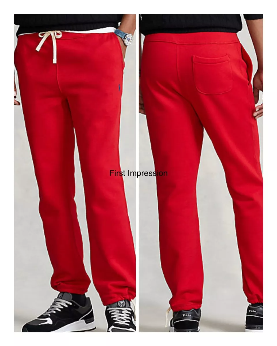 Red jogger pants for deals mens