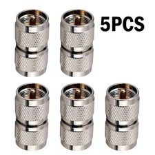 5X UHF male plug PL-259 PL259 to UHF male Straight RF Coaxial Connector Adapter-