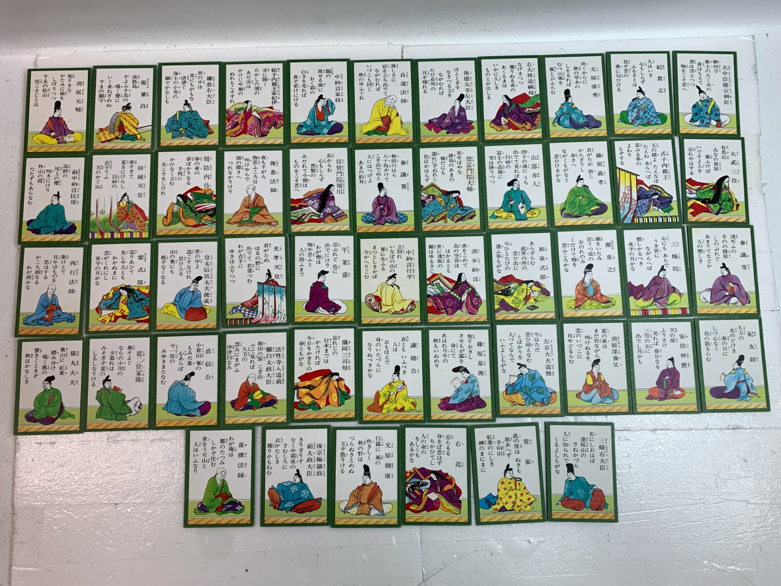 NINTENDO Ogura Hyakunin Isshu Japanese Karuta 100 poems by 100 famous