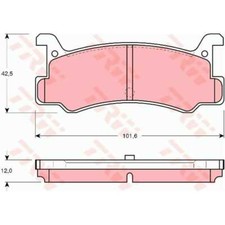 Plaquette de frein Daihatsu GRAN MOVE