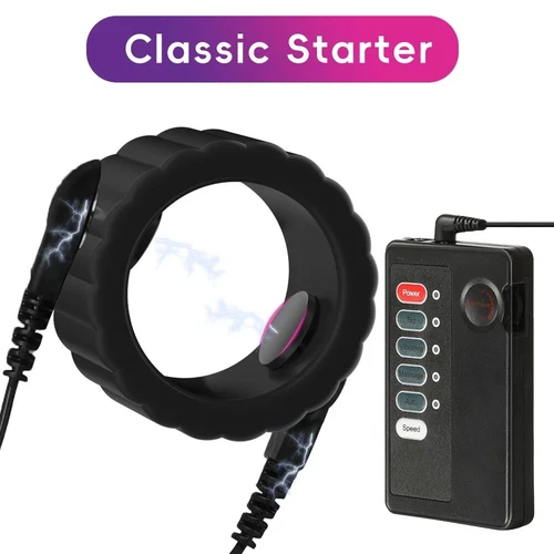 Electric Penis Extender Stretcher Sleeve Penis E-Stim Enhancer Enlarger Set NEW - Picture 19 of 23