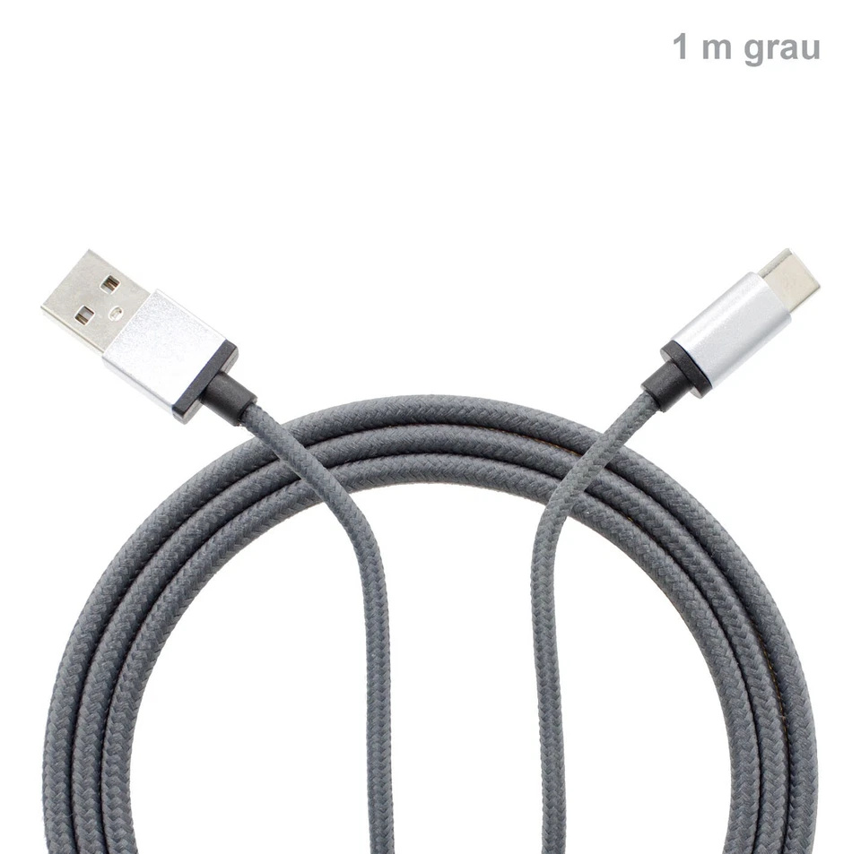 USB C Ladekabel 1m 1.5m 2m für Samsung Xiaomi Redmi Note Nokia 3A Datenkabel - Bild 2 von 4