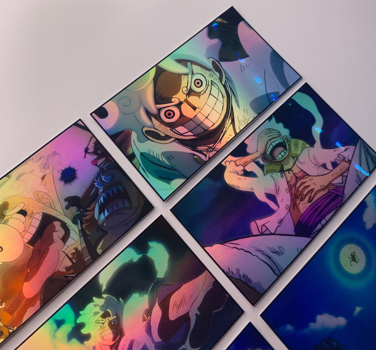 Anime One Piece Gear 5 Luffy Manga Panel Stickers Mini Bundle - Laptop ...