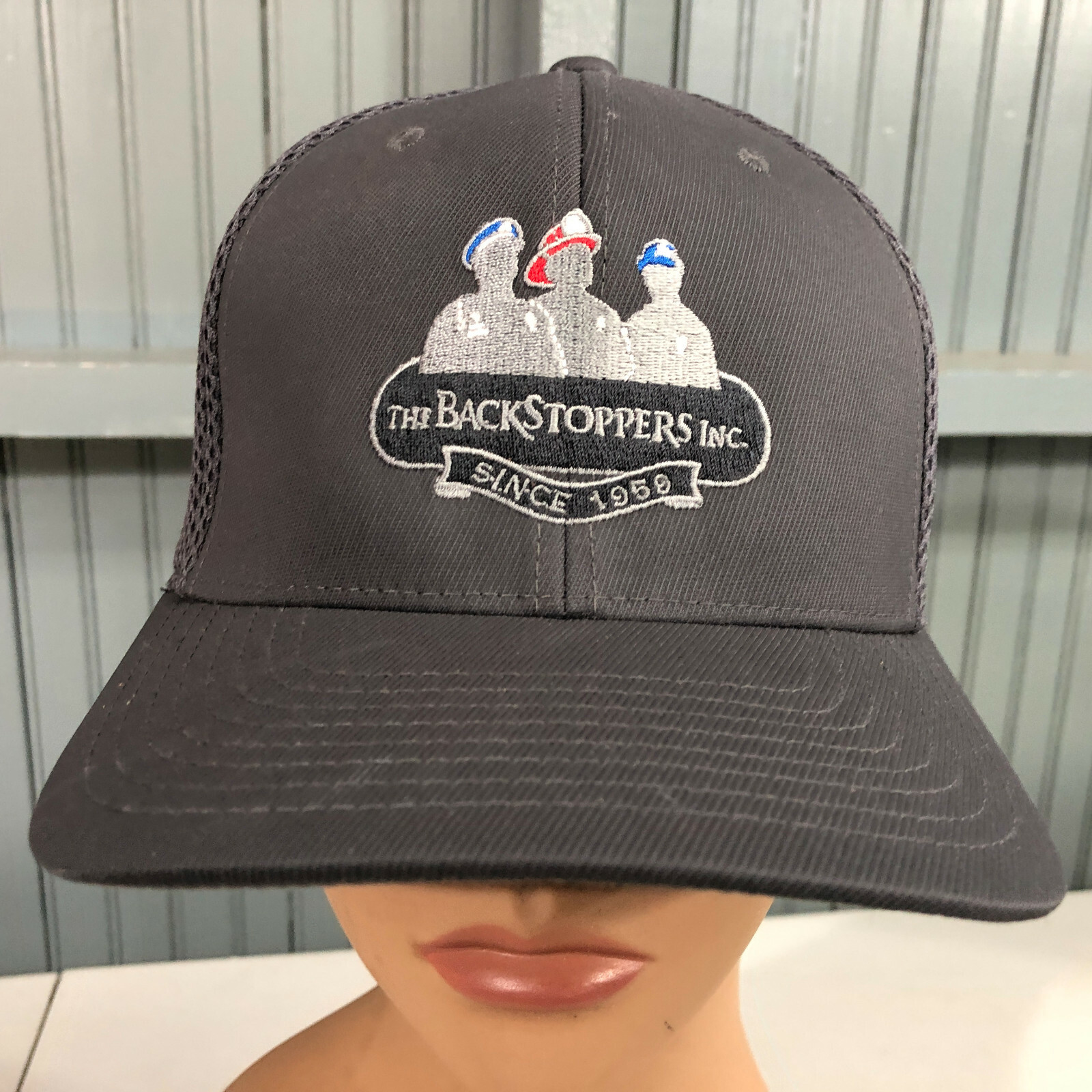 Backstoppers St. Louis Police Fire Rescue L/XL Stretch Baseball Cap Hat ...
