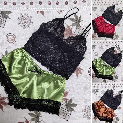 Ensemble Lingerie Caraco et Shorty Nuit L Dessous Nude écru