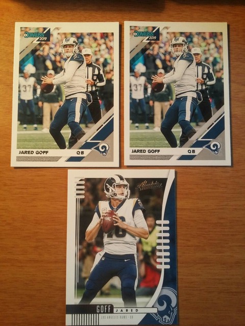 JARED GOFF 2019 ABSOLUTE 2019 DONRUSS FOOTBALL CARDS LOT X3 RAMS EBay