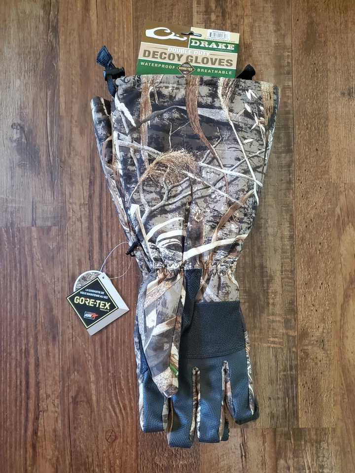 Drake Waterfowl Double Duty Decoy Gloves Goretex Large mcalister avery filson - Image 2 of 3