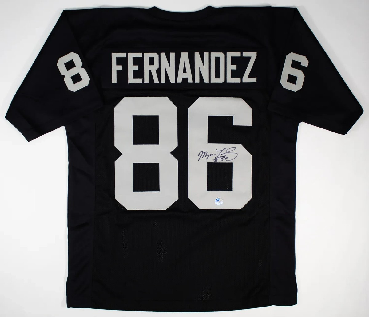 Mervyn Hernandez Signed Oakland Raiders Jersey (Pro Player COA