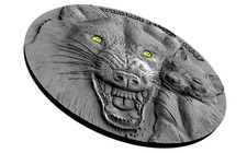 "Wolf" aus der Serie: "Wildlife Family"  1oz Silbermünze Niue 2017