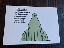 CARTE POSTALE BON BAISERS DU CHAT GELUCK TBE