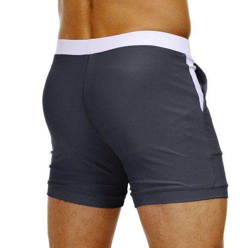 Mens Swimwear Swim Trunks Quick Dry Mesh Lining Beach Shorts Square Board Shorts - 第 57/60 張圖片