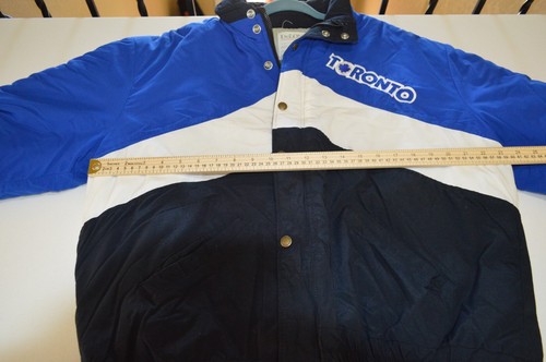 VTG Toronto Maple Leafs NHL Licensed Full Zipper Snap Button DeLong Jacket Sz M - Picture 15 of 20