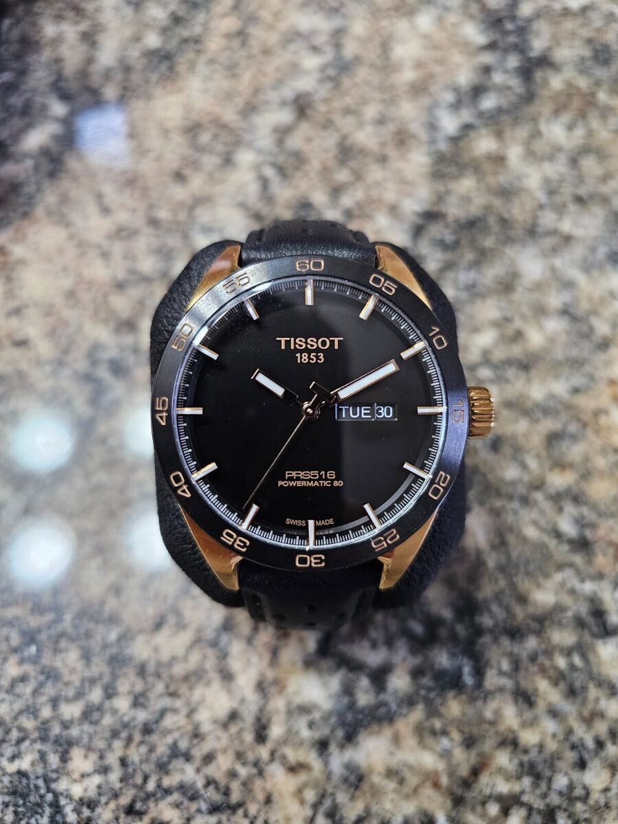 Tissot PRS 516 Powermatic 80 Rose Gold PVD Stainless Watch Tissot PRS 516 Powermatic 80 Rose Gold PVD Stainless Watch