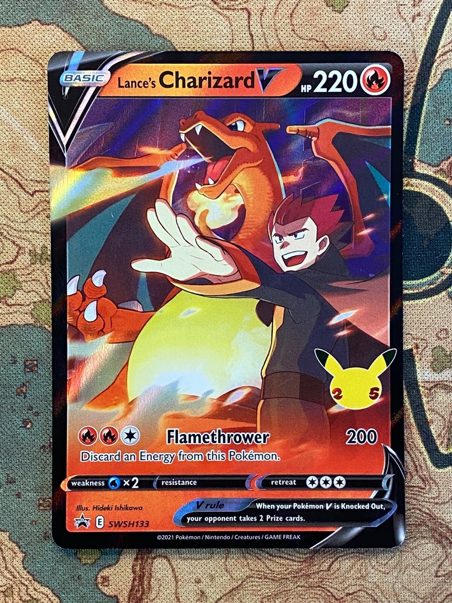 2021 pokemon trading card game celebrations lance's charizard v Pokemon Booster Pack Bundle (1995-2026) main image 1