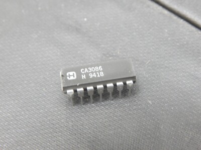 RCA/HARRIS CA3086 NPN TRANSISTOR ARRAY 14 PIN DIP IC - USA FAST SHIPPING