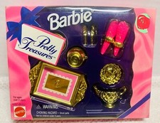 Barbie 1995 Pretty Treasures Dining Set Mattel 13757 NRFB