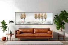 Original Oil Painting, Landscape Oil Painting Art, Large Wall Decor, Custom Oil
